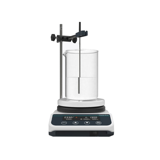 QIUSUO Magnetic Hotplate Stirrers Digital Magnetic Stirrers with Speed Range 50-1500rpm Max Strring Capcacity 2L(H2O) Max Temp of Cpacity 310℃ RPM Increment 10rpm Hot Plate φ135mm Stainless Steel Coating