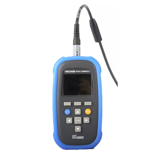 QIUSUO 3 Axis Tesla Meter Handheld Triaxial Tesla Teter with Range 2 mT～3000 mT Measuring XYZ Component Vector Synthetic Value Accuracy 0.5% Switching AC or DC Mode for Measuring the Magnetic Density value of DC or AC Triaxial Magetic Field