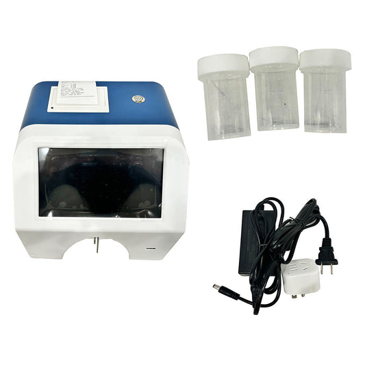 QIUSUO Dairy Analyzer Milk Analyzer Detector with USB Interface 7-inch Touch Screen Built-in Automatic Cleaning Function Built-in Thermal Printer