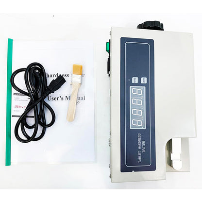 QIUSUO Tablet Hardness Testers Lab Tablet Hardness Tester with Hardness Range (2～200) N/(0.2～20) kg Hardness Accuracy ±1.5 % Probe Procession Range (3~20) mm N / KG Conversion by One-Button