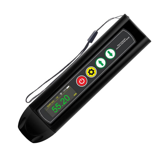 QIUSUO Electromagnetic Ultrasonic Thickness Gauge Pen Electromagnetic Ultrasonic Thickness Meter with Sampling Rate 80Msps Bandwidth 2.5Mhz～6Mhz Accuracy ±0.01mm USB Communication Interface for Aluminum Copper Iron Cast Steel Etc