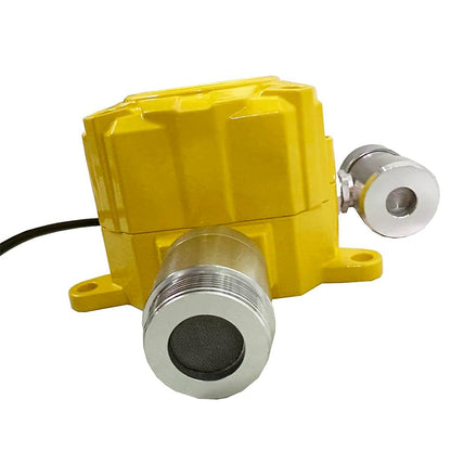 QIUSUO Fixed HCN Gas Detector Hydrogen Cyanide Gas Detector with Measuring Range 0-50ppm Resolution 0.1ppm  L-Alarm 5ppm H-Alarm 10ppm Sound Light Alarm Monitor for Gas Detection in the Metallurgical Petroleum Chemical Municipal and Other Industries