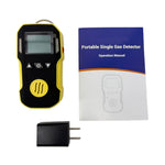 QIUSUO Portable Nitric Oxide Monitor Digital Nitric Oxide Gas Monitor with Range 0-250ppm Resolution 1ppm Accuracy ≦ 5% F.S L-Alarm 50ppm H-Alarm 150ppm for Combustible and Toxic Gas Leakage Detection Test