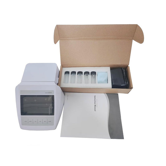 QIUSUO Benchtop Multiparameter Turbidity Meter Kit Desktop Turbidity Meter Kits with Turbidity Range 0~2000 NTU/FNU 0~500 EBC 0~9999 ASBC 7 Point Calibration 4 PCS Liquid Solutions ISO 7027 TSS Test Mode Suspended Particle Test