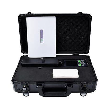 QIUSUO Living Leaf Area Meter Leaf Area Analyzer with Width Range 0-155mm Length Range 0-2000mm Resolution 0.01cm² Accuracy ±2% Type-C InterfaceUsed in Agriculture Meteorology LCD Large Liquid Crystal Display