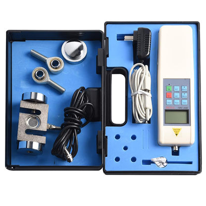 QIUSUO Force Gauge Mechanical Force Gauge with Indication Error ±1% Peak Load Value 1000N/ 100kg/ 220Lb Three Measurement Units for Selection N kg lb Five Test Modes Three Display Modes for Push-Pull Load Insertion Force Test Destructive Test