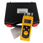 QIUSUO Paper Moisture Tester Paper Moisture Content Meters Paper Damp Tester Carton Box Moisture Meter With Measuring Range 0.00-2.00%(d) 0.0-98.0%(s) Resolution 0.1/0.01 For Corrugated Paper,Cartons,Paper Rolls,Etc