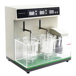 QIUSUO Tablet Disintegration Apparatus Automatic Disintegration Tester with Temperature Preset Range (20～45)℃ Automatic Temperature Control Accuracy ±0.5℃ Basket Assembly 2 Number of Hanging Glass Tubes 12