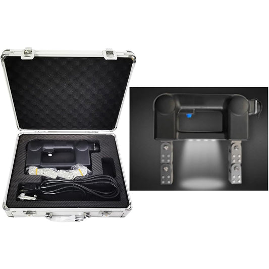 QIUSUO Magnetic Particle Inspection Equipment AC Magnetic Yoke Flaw Detector with White Light(Illumination Purposes) AC110V 50/60Hz High-Altitude Steel for Magnetic Particle Inspection of Surface and Near Surface Defects