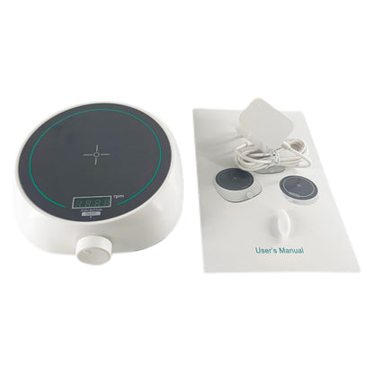 QIUSUO Laboratory Magnetic Stirrers Digital Magnetic Mixer with Rotary Knob LCD Display Strong Magnetic Field Brushless Motor Working Plate Size 135 MM Speed 200-2000 rpm Max Stirring Volume 2L(H2O) Shell Protection Level IP42
