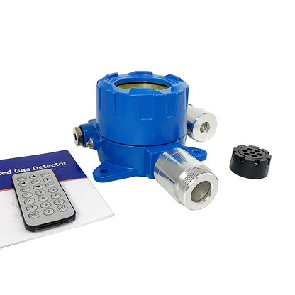 QIUSUO Fixed HCL Gas Detector Hydrogen Chloride Detector  with Range 0-50ppm Resolution 0.1ppm  L-Alarm 5ppm H-Alarm 10ppm Response time ≦30S for Detection of Gas Concentration in Air