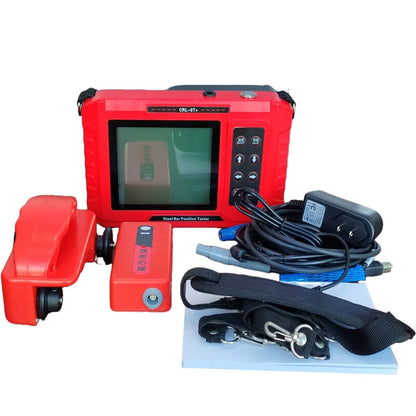 QIUSUO Concrete Rebar Scanner Concrete Rebar Locator Detector with Steel Bar Diameter Range Ф6mm～Ф50mm Diameter Nominal Scale Range Ф6mm～Ф32mm Protective Layer Thickness First Range 6mm-90 mm Second Range 7mm-200mm