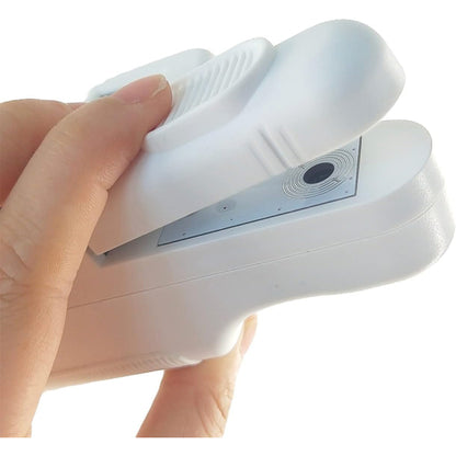 QIUSUO Leaf Chlorophyll Content Measurement Portable Chlorophyll Meter with Chlorophyll Measuring Range 0.0-99.99SPAD Leaf Temperature Measuring Range -10-99.9℃ 16GB Data Storage Multi-functional USB Interface High Contrast LCD Display