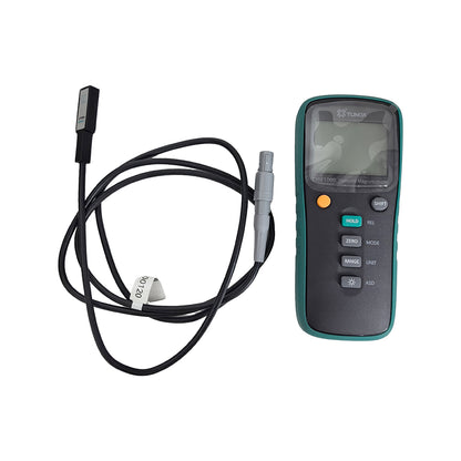 QIUSUO Handheld Fluxgate Magnetometer Weak Magnetic Field Tester with Measuring Range 0~2000μT Accuracy 1% μT mG Unit Switch USB Interface 5-Digits Display High Sensitivity High Linearity Low Drift Fluxgate Sensor