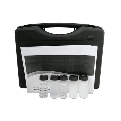 QIUSUO Handheld Turbidity Meter Lab Turbidity Instrument with Range 0~1100 NTU/FNU 0~275 EBC 0~9999 ASBC 2-5 Point Calibration 100 Groups Storage USB Interface 4 PCS Calibration Solution