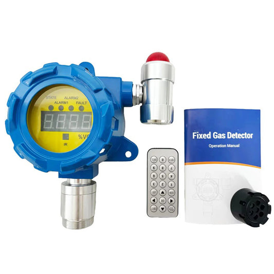 QIUSUO Nitrogen Detector N2 Gas Detector with Resolution 0.1vol Accuracy ≦ 5% F.S Range70%- 100%vol Response time T＜30s for Combustible and Toxic Gas Leakage Detection