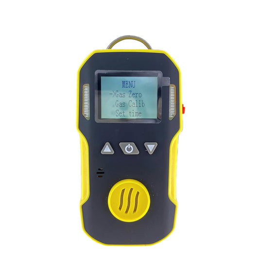 QIUSUO Handheld Hydrogen Cyanide Gas Detector Hydrogen Cyanide Concentration Monitor with Measuring Range 0-50ppm  Resolution  Ratio 0.1ppm L-Alarm 5ppm H-Alarm 10ppm Working Time≧8h Continuously for HCN Gas Leakage Detection