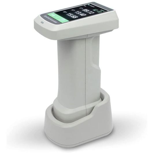 QIUSUO Handheld Spectrophotometer Spectrocolorimeter Reflection Meter Instrument with Ultra-high Repeatability Accuracy ≤0.02 Measuring Caliber 8mm/11mm&4mm/6mm&1 * 3mm Built in HD Camera for Car Paint