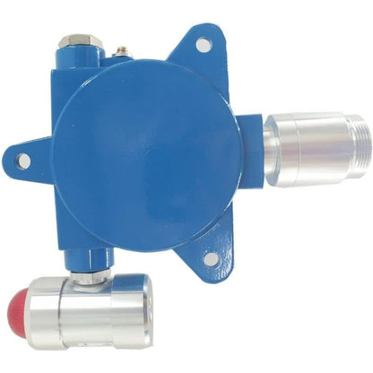 QIUSUO Fixed Ethylene Gas Detector C2H4 Detector with Measuring Range 0-100ppm Resolution 1ppm Sound and Light Alarm Aluminum Shell Material