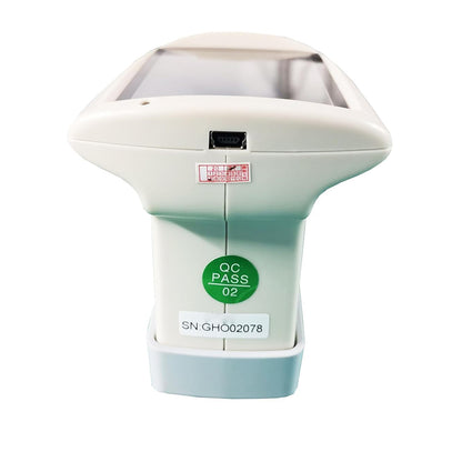 QIUSUO 60° Gloss Meter Single Angle Gloss Meter with Measuring Range 0~300GU Display 5 Sets Of Measurement Data Measuring Area (mm) 9x15 Errors ±1.5 ± 1.5% TFT 3.5 Inch Display for Plastic Paper Hardware Industries Etc