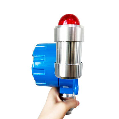 QIUSUO Fixed Benzene Gas Detector Benzene Detector with Measuring Range 0-100ppm Resolution 1ppm L-alarm 10ppm H-alarm 20ppm Explosion-Proof Water-Proof for Metallurgical Gas Detection
