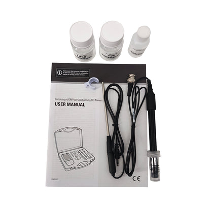 QIUSUO Lead Ion Meter with Range 0.2 to 20800 ppm Accuracy ±1% F.S. Range -1999.9 to 1999.9 mV Calibration Fluid