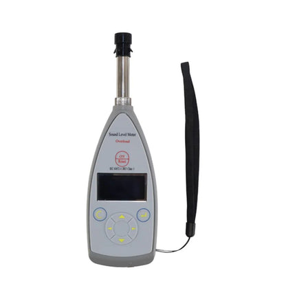 QIUSUO Sound Level Meter Class 1 Digital Sound Level Meter with Measurement Range 25dB(A)~140dB(A) Statistical Analysis Function 8000 Groups Data Storage for Community and Industrial Noise Measurement