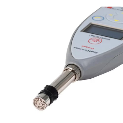 QIUSUO Portable Sound Level Meter Noise & Sound Level Meters with Frequency Range10 Hz~20 kHz Measurement Range 25dB(A)~140dB(A) Sampling Frequency 48kHz Integrating Time 1s~24h 8000 Groups Data Storage
