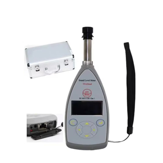 QIUSUO Portable Sound Level Meter Noise & Sound Level Meters with Frequency Range10 Hz~20 kHz Measurement Range 25dB(A)~140dB(A) Sampling Frequency 48kHz Integrating Time 1s~24h 8000 Groups Data Storage