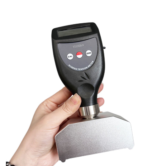 QIUSUO Wire Mesh Tension Meter Digital Screen Tension Meter with Resolution 0.1 Measurement Range 7~40N/cm LCD Digital Display Eliminating Reading Error for General Wire Mesh Tension and Steel Mesh Tension Measurement
