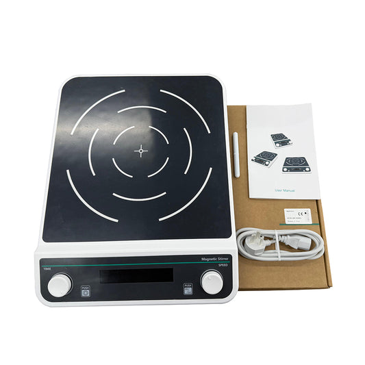 QIUSUO 50L Magnetic Stirrer Mixer Digital Large Capacity Magnetic Stirrer with LCD Display Max Stirring Volume 50L Magnet Size Range 100MM Range of RPM 50-1100rpm Speed Regulation Accuracy ±5rpm/min