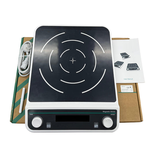 QIUSUO High Capacity Magnetic Stirrer 50L Magnetic Stirrer Mixer with Brushless motor Button and Knob Control Max Stirring Volume 50L Magnet Size Range 100MM Range of RPM 50-1100rpm Speed Regulation Accuracy ±5rpm/min