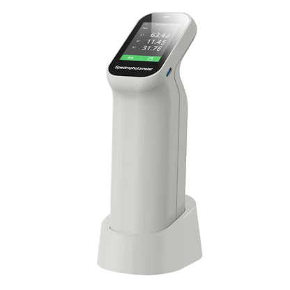 QIUSUO Digital Colorimeter Color Measurement Tool with Aperture 6mm Visual Observation Method D/8 SCI Wavelength Range 400-700nm Reflectance Determination Range 0-200% for Coating Ceramic Plastic Paint Measurement