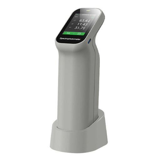 QIUSUO Portable Spectrophotometer Portable Colorimeter Color Meter with Aperture 6mm 11mm Observer 2° 10°Built-in HD Camera Measurement Repeatability ΔE*ab≤ 0.03 for Coating Ceramic Plastic Paint Measurement