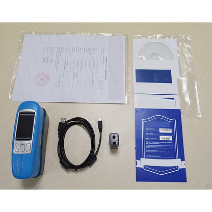 QIUSUO Glossmeter 60 Degree Gloss Meter Single Angle Gloss Meter with Measurement 0-1000Gu for Paint Plastic Metal Ceramics Building Materials Large Battery Capacity