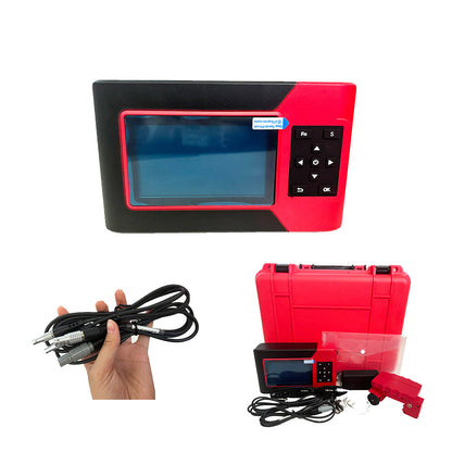 QIUSUO Non-Destructive Rebar Location Equipment Digital Rebar Locator with Protective Layer Thickness Calibration Range 0 ~ ±50 mm Rebar Diameter 6-50mm LCD Screen Lithium Battery for Measuring Concrete Protective Layer Thickness