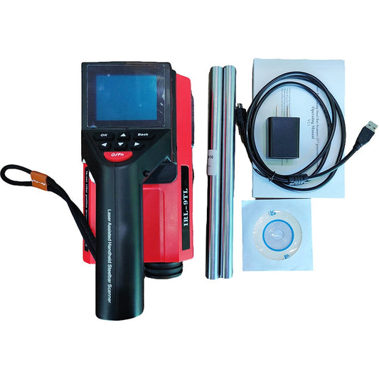 QIUSUO Integrated Rebar Detector Rebar Locating Equipmen twith Thickness Testing Section Scanning and Grid Scanning Data Storage Function Bar Diameter Φ6mm～Φ50mm USB Interface for Measure Steel Protective Layer Thickness