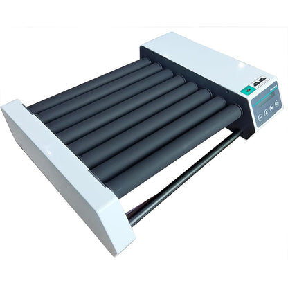 QIUSUO Roller Mixer Machine Roller Tubes Mixer with Max Capacity 2*50ml Centrifuge Tube/0.8kg 8 Rollers Horizontal Rolling Brushless Motor Timing 1min-23h59min Speed 20-80 rpm SPECS φ6-34mm