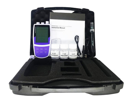 QIUSUO Lead Ion Meter Laboratory Lead Ion Meter with Range 0.2 to 20800 ppm Resolution 0.001 0.01 0.1 1 Automatic Accuracy ±1% F.S. Range -1999.9 to 1999.9 mV Calibration Fluid USB Communication Interface