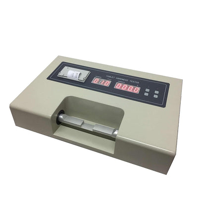 QIUSUO Tablet Hardness Tester Gauge Meter Tablet Hardness Test Limits with Built-in Printer Hardness Range 2 to 199.9N Accuracy ±1.5% Automatic Statistic Printing for Detecting Tablet Breaking Hardness