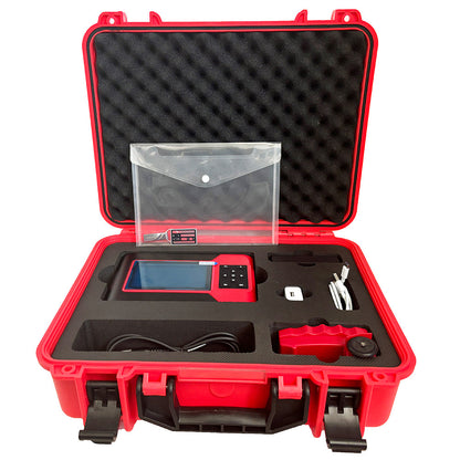 QIUSUO Concrete Rebar Scanner Reinforcement Locator Steel Bar Spacing Tester with Measuring Range of Protective Layer Thickness 6mm～90 mm 7mm～200mm for Reinforcement Positioning Estimating Rebar Diameter Testing Rebar Spacing