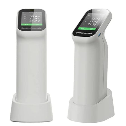 QIUSUO Digital Colorimeter Color Measurement Tool with Aperture 6mm Visual Observation Method D/8 SCI Wavelength Range 400-700nm Reflectance Determination Range 0-200% for Coating Ceramic Plastic Paint Measurement