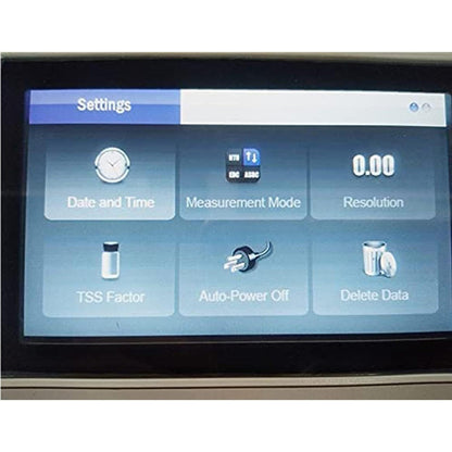 QIUSUO Benchtop Turbidity Meter Benchtop Turbidimeters Multiparameter Turbidity Meters with ASTM ISO Resolution 0.01 Formazine Turbidity Solution 2000NTU USB Interface Total Suspended Solids Mode