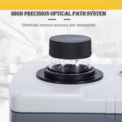 QIUSUO Digital Turbidimeter Portable Water Turbidimeter with Turbidimeter Calibration Solution Kit Range 0 to 200 NTU Accuracy 0.1 NTU ISO7027 Compliant for Beverage Turbidity Testing