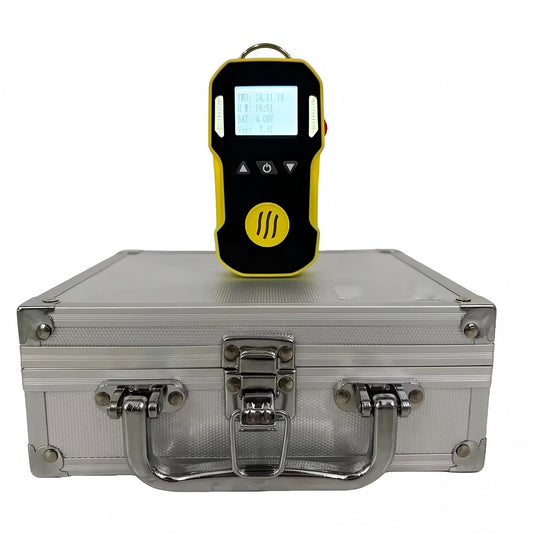 QIUSUO Sulfur Dioxide Gas Detector SO2 Single Gas Detector with Measuring Range 0 to 20ppm Resolution 0.1ppm L-Alarm 5ppm H-Alarm 10ppm Advanced MCU Control for Gas Detection in the Metallurgical Petroleum Chemical Municipal and Other Industries