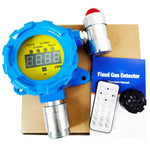 QIUISUO Fixed HF Gas Detector Hydrogen Fluoride Detector with Range 0-10ppm Resolution 0.1ppm L-alarm 3ppm H-alarm 5ppm Accuracy≦ 5% F.S Water-proof High Precision and Real Data