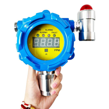 QIUSUO Nitric Oxide Gas Detector Wall Mounted NO Gas Detector with Range 0-250ppm Resolution 1ppm L-Alarm 50ppm H-Alarm 150ppm Accuracy ≦ 5% F.S High Precision and Real Data Advanced Micro-Power Technology